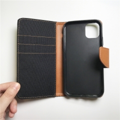 Factory Leather Magnetische Flip Book Stand Cover for iphone 14 Wallet leather Tasche, Book-Style Handytasche