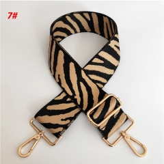 2022 New Purse Bag Strap Zebra 5cm Wide Shoulder Strap Adjustable Replacement Belt Crossbody Strap for Bag Handbag