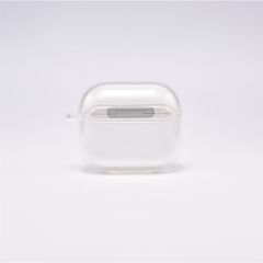Wholesale transparent clear case for airpod charging case tpu