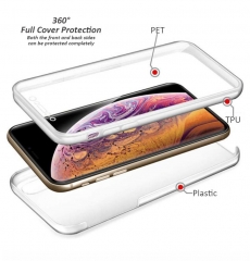 360 Crystal Clear Slim cover Full Body Shockproof Case for iPhone 15 Pro Max transparent case