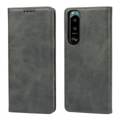 Leather Flip cover for Sony Xperia 5 IV Magnetic book cover Leather Wallet Phone Case