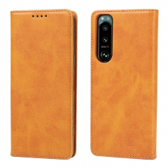 Leather Flip cover for Sony Xperia 5 IV Magnetic book cover Leather Wallet Phone Case