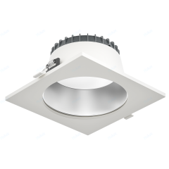 DLU1-F-SW-8 Weißer quadratischer Rahmen für 8-Zoll-Downlight