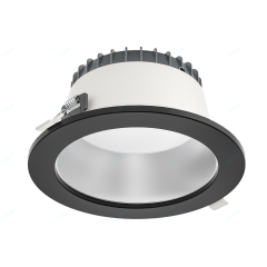 DLU1-F-RB-8 Schwarzer runder Rahmen für 8-Zoll-Downlight