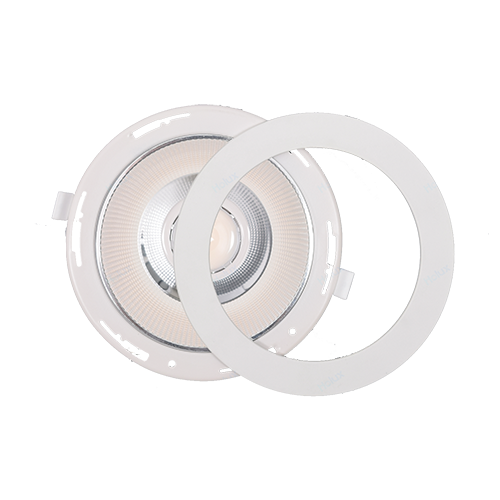 DLU1-F-RW-6 Weißer runder Rahmen für 6-Zoll-Downlight