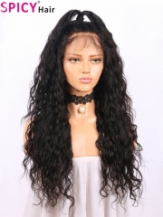 Spicyhair 180% good looking natural wig for women wavy lace front wig