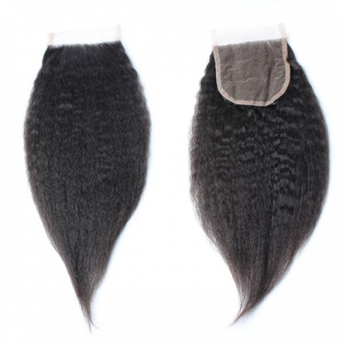 Spicyhair Tangle free 12A kinkystraight 4×4 lace closure