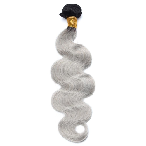 Spicyhair 100% No Tangle 1b/grey blonde Bodywave Bundles