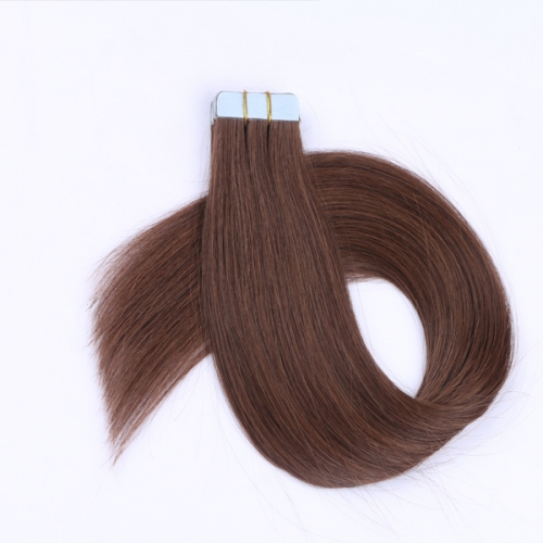 Spicyhair Natural Looking Dark Brown color human hair Tape in hair extension