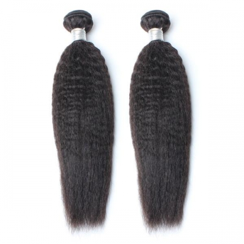 Spicyhair 12A 100% cabello humano Virgen Kinky Straight 2 Bundles