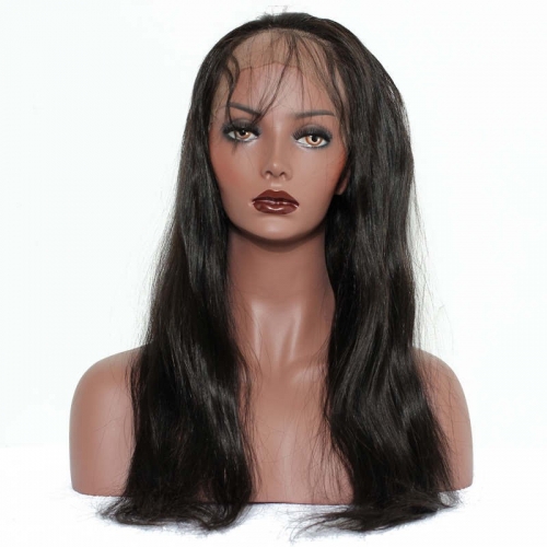 Spicyhair Virgin Human Hair Pas de perte de cheveux droit 360 frontal