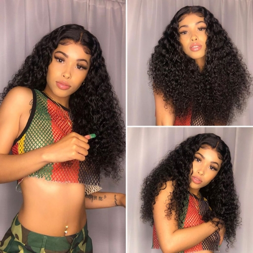 Spicyhair 200% density No Glue free shipping curly full lace wig