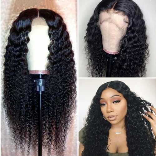 Spicyhair 200% density no tangle no shed Deep curly full lace wig