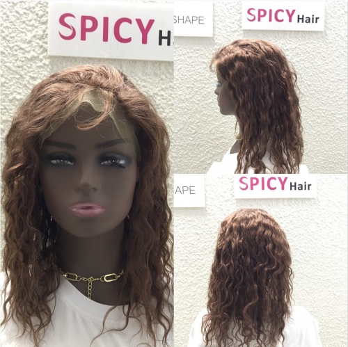 color   lace front wig wavy texture