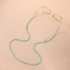 سلسلة خرز تركوازي للنظارة