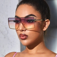 نظارة نسائية شمسية عدسات مربعة 15 لون