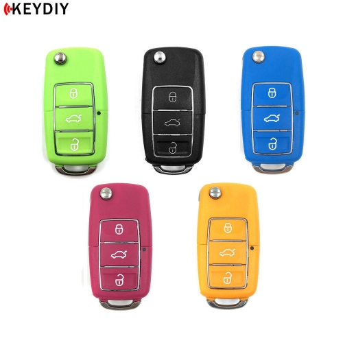 KEYDIY 3 Buttons Remote Key B01-3 Luxury KD900 KD900+ URG200 Key Programmer B Series Multicolor for VW Type 5pcs/lot