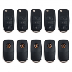 Universal Remote Key Fob 3 Button B5 Style for VW Volkswagen for Xhorse VVDI Key Tool