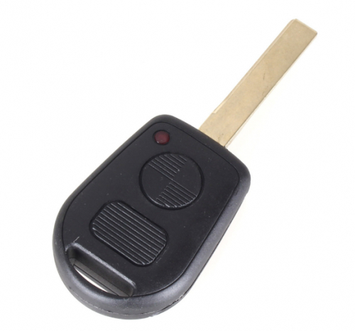 10 PCS 2 Buttons Car Key Case Shell Cover Remote Blank Key Replacement For BMW E38 E39 E36 Z3