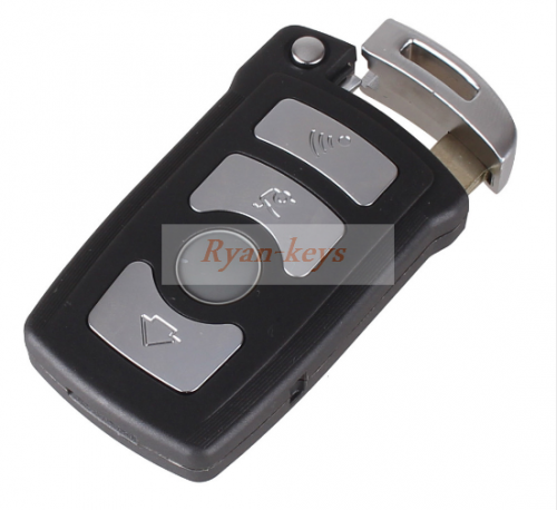 5 PCS 4 Button Fob Case For BMW 7 Series E65 E66 E67 E68 745i 745Li 750i 750Li 760i 7 Remote Key With Small Key