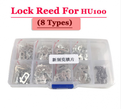 (200pcs/box )hu100 car lock reed locking plate for opel lock (each type 25pcs) Repair Kits