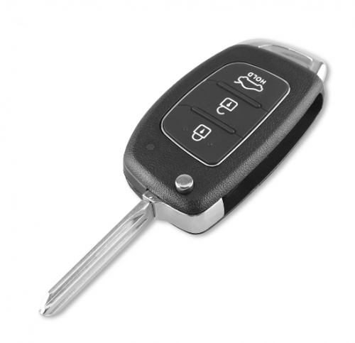Remote Key Fob 3/4 Buttons Car Key Shell Case Flip Floding For Hyundai ELANTRA New Verna