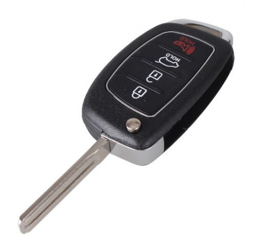 4 Buttons Flip Folding Remote Key Shell Fob Case For HYUNDAI Mistra Santa Fe Sonata Tucson Accent I30 I40 I45