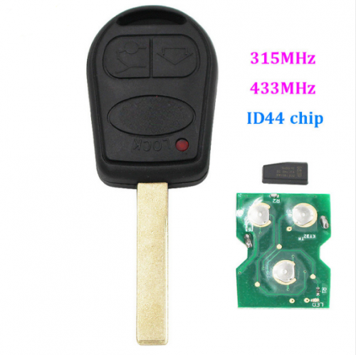 3 buttons complete REMOTE KEY 433MHz with PCF7935 ID44 Chip for Land Rover for Range Rover L322 VOGUE HSE