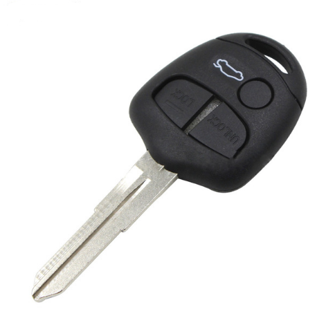 Remote Key Case Shell 3 buttons for MITSUBISHI Lancer EX Keyless Entry Fob Car Alarm Cover Housing right blade groove