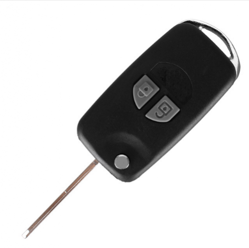 10pcs Modified Flip Folding Remote Car Key Case Shell fit for SUZUKI SX4 Swift 2 Button + Button Pad