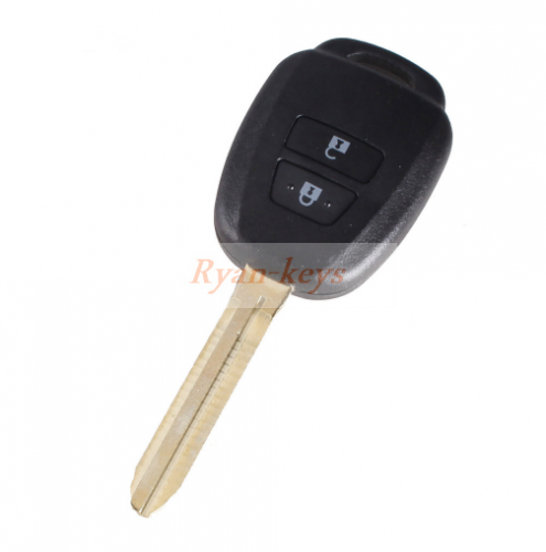 10x Remote Key Shell Case For Toyota Corolla Camry Reiz New Vios RAV4 Crown 2 Buttons Key Fob Cover