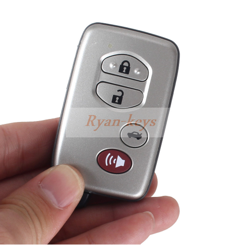 5pcs Smart Key Remote Key Case 4 Buttons Key Shell For TOYOTA AURION AVALON LANDCRUISER CAMRY HIGHLANDER RAV4