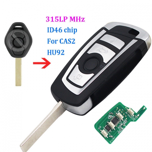 Remote Key 315LP MHZ PCF7946 CAS2 for BMW E46 E39 E60 E38 E53 E36