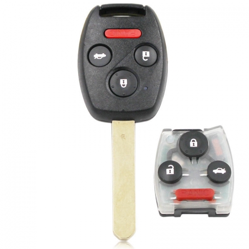 Remote Key Fob 4 Buttons 313.8Mhz ID46 Chip for Honda Accord Civic 2008-2012