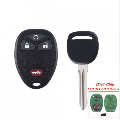 5pcs GMC Acadia For Chevrolet Avalanche For Buick Enclave OUC60270 315Mhz Keyless Entry Remote Control ID46 Transmitter