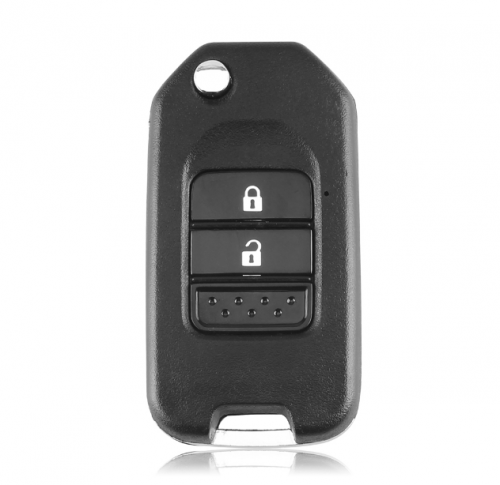 10pcs Flip Folding Modified Remote Key Shell 2 Button Fob For Honda Fit Marina Wisdom XRV CITY Car Key