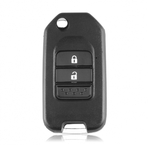 10X Flip Folding Modified Remote Key Shell 2 Button Fob For Honda Fit Marina Wisdom XRV CITY Car Key