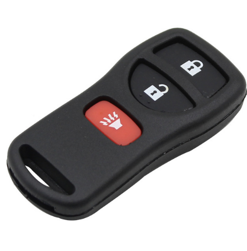 10pcs 3 button remote key shell case for Nissan Tiida LIVINA X-Trail QASHQAI Paladin