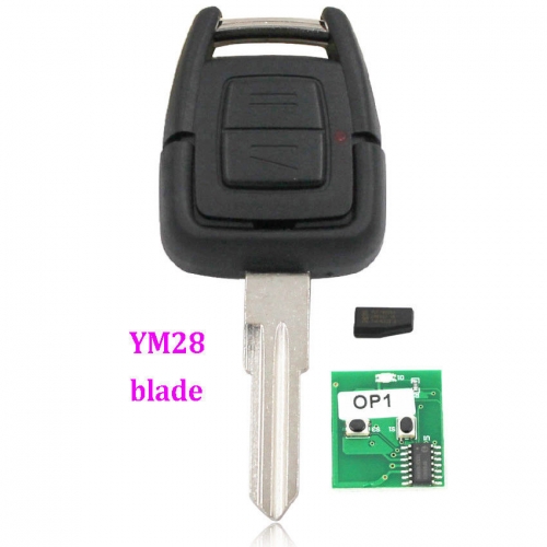 2 Button Remote Key ID40 chip For Vauxhall Opel Astra Vectra 433.92mhz YM28