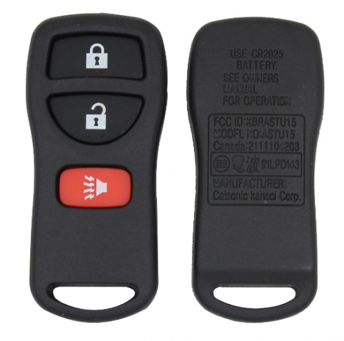 10pcs 3 Button 2+1 Button Remote Key Shell Case For Nissan Armada Xterra Pathfinder