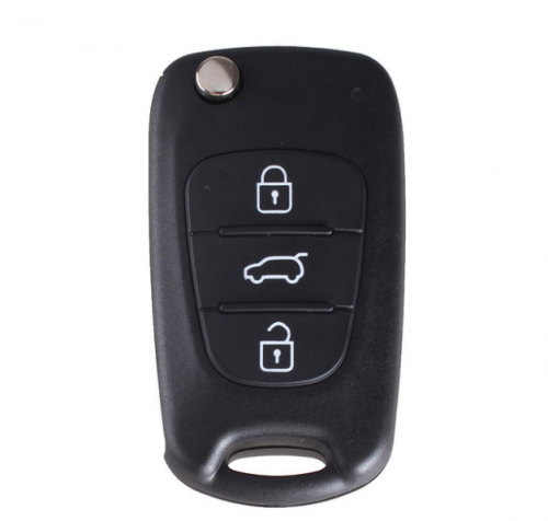 Remote Flip Folding Key Shell Case 3 Buttons Fit For Kia Keyless Entry Fob Cover Car Alarm Housing