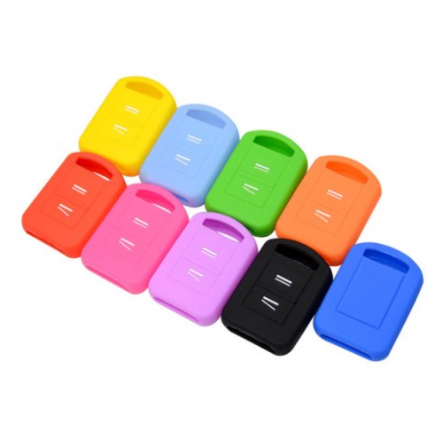 10pcs Replacement Silicone Car Key Case Fob Cover For Vauxhall Opel Corsa Agila Meriva Combo 2 Button Remote Key Shell Holder