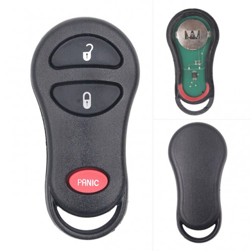 Remote Car Key Fob 3 Button 315MHz for Chrysler PT Cruiser 2001-2005 FCC ID: GQ43VT13T