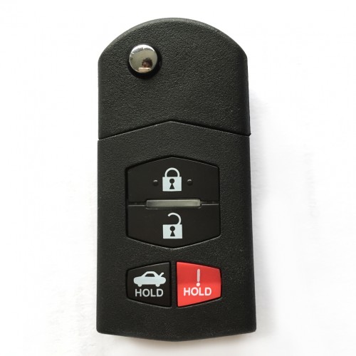 Flip Remote Key Shell 3+1 Button for Mazda 662F-SKE12501