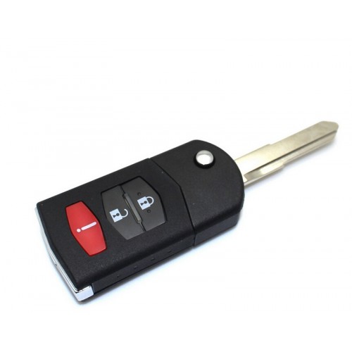 Flip Remote Key Shell 2+1 Button for Mazda 662F-SKE12501