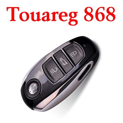 Genuine 3 Buttons 868 MHz Flip Remote Key for VW Touareg