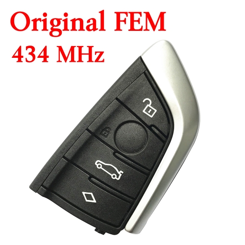 Genuine Smart Proximity Key for BMW G Series - 434 MHz 4 Buttons - NCF2951 with Blade HU100R