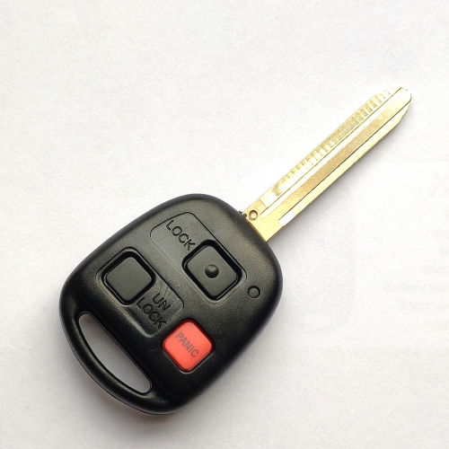 3 Buttons 315 MHz Remote Head Key for Toyota FJ Cruiser 2010-2015 - HYQ12BBT (G Chip)