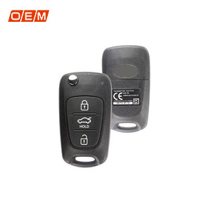 3 Button Genuine Flip Remote Key 2012 433MHz without Transponder for Hyundai Accent