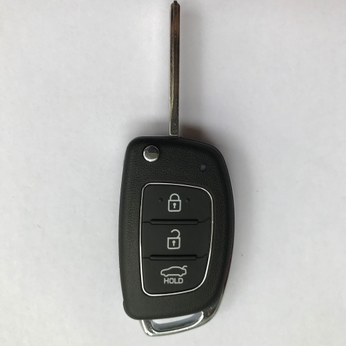 3 Buttons FSK 434 Mhz Flip Remote Key With 4D60 Chip for Hyundai Santa Fe IX45 2013 ~ 2015